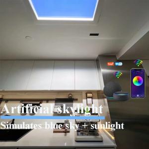 China CCT Color Changing Fake Ceiling Led Skylight Circadian Rhythm Regulator RCU System factory