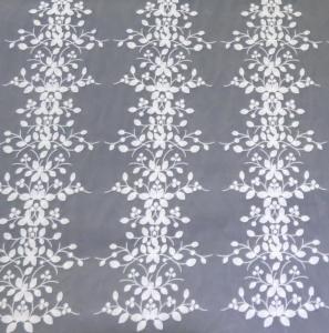 China Stereoscopic Multi-color Leafy Pattern Embroidery Lace Fabric for garment factory