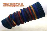 socks,leg warmers loose socks wool blend button down pierced decoration boot