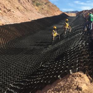 China Soil Stabilization HDPE Geocell Plastic Honeycomb Geocellular Confinement Systems 200mm factory