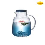 Clear 1800ml Borosilicate Heat Resistant Glass Teapot
