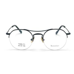 China TD028 Stylish Semi-rilmess Titanium Frame factory