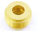 Thread Bushing Plug Hot Forged Parts Brass / Copper Tolerance ± 0.005mm