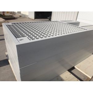 China Square Reinforced Molded Fiberglass Grating With 6x6mm Cross Bar on sale