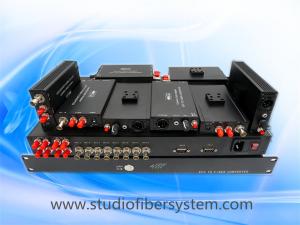 China 4 port fast light compact SDI video over fiber optic system factory