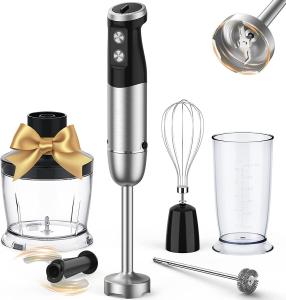 China Powerful DC Motor Electric Stick Hand Blender Variable Speed Control factory