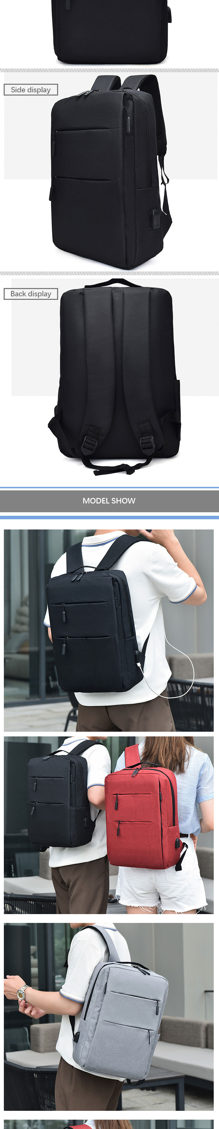 Antitheft Multifunctional Smart Backpack Shoulder Laptop Bag For Men Business