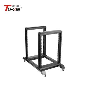 China Data Center Open Frame Network Rack , 19 Inch 15U 4 Post Network Rack factory