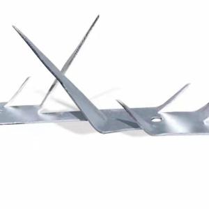 China Thickness 1mm 2mm Razor Anti Theft Wall Spikes Electrophoretic factory