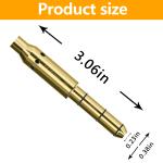 Brass Bore Sight Lasercal 243/6mm Red Dot Boresighter With Extra Batteries