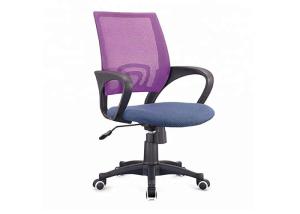 China High Back 22.6 Pounds Ergonomic Swivel Chair Blue Mesh Armrest Office Chair factory