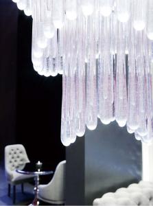 China Banquet Hall Chandelier Hotel Lobby Sales Department Sand Table Crystal Lamp Water Drop Chandelier Model Room Exhibition Hall Personality Non-standard factory