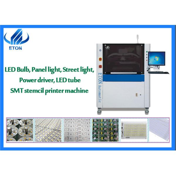 China Full Automatic Stencil Printer Programmable For LED Lighting Tube / Bulb factory