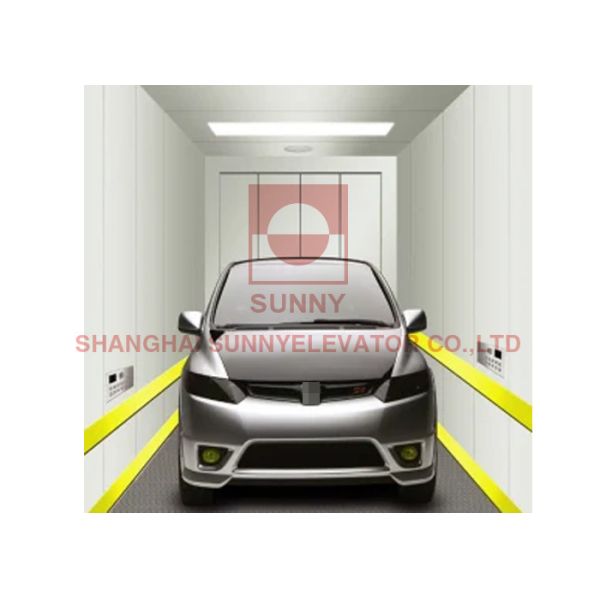 China Large Space Stainless Steel Automobile Elevator 5000kg Load factory