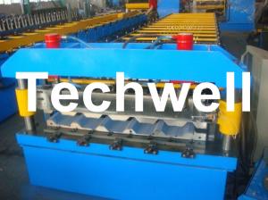 China Metal Trapezoidal Roof Panel Roll Forming Machine for Making Trapezoidal Roof Panel factory