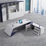 Lacquer Furniture Simple, Modern And Elegant Painted Boss Desk, Fashionable CEO,