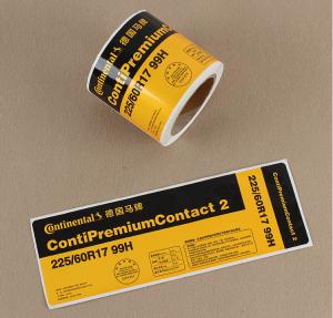 China Customized Logo Self Adhesive Vinyl Label Sticker Oil Resistance factory