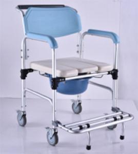 China Movable Toilet Chair Squatting Toilet Home Care Adjustable Bath Seat With Foot Rest factory