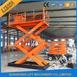 1T 5.5M Hydraulic Heavy Duty Scissor Lift Electric Home Scissor Lift Platform