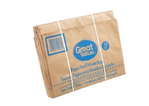 China Private Sanitation Cleaning Kraft Large Brown Paper Bags Degraded Pollution - Free factory