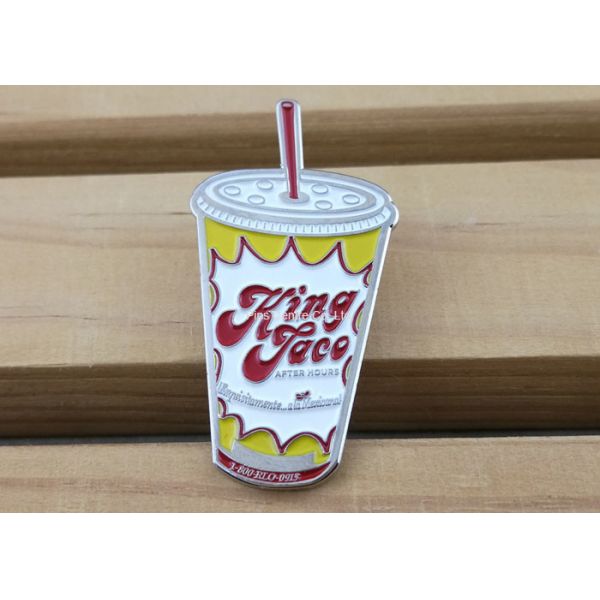 China Business Promotional 4mm Die Stamped King Face Lapel Pin factory