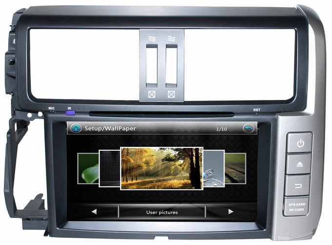 Ouchuangbo Wholesale Car Radio GPS Stereo DVD Player for Toyota Prado 2010-2013 OCB-8015A