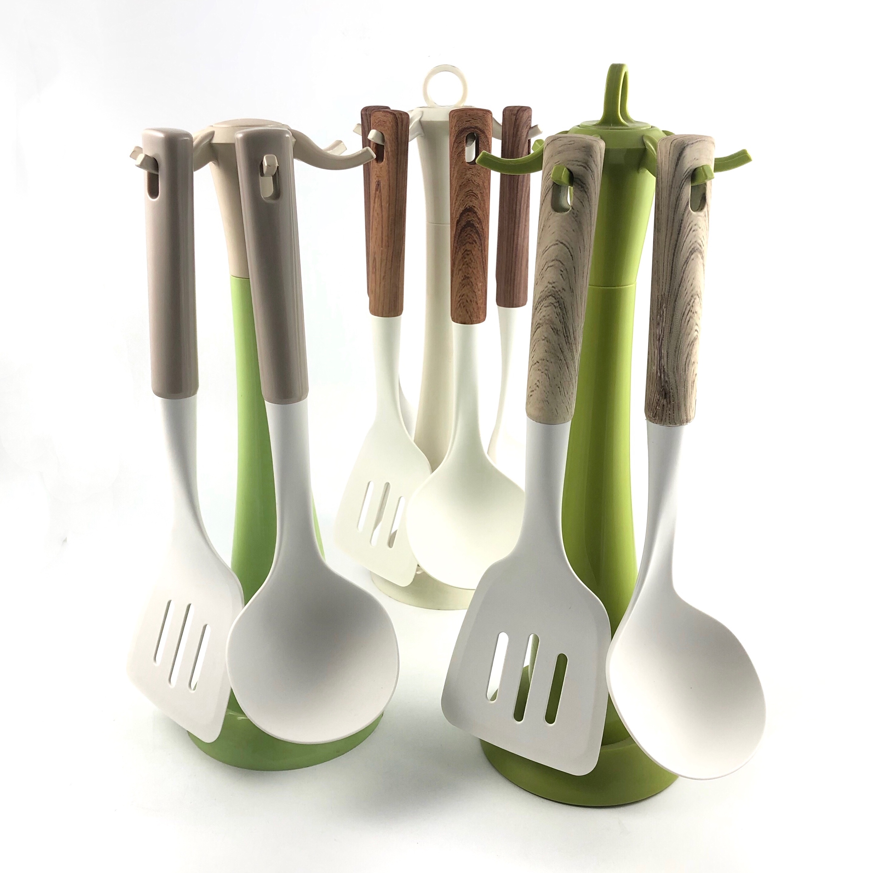 2pcs Set Turners/Soup Ladle Kitchen Utensils Heat Resistant Nylon Tools for Cooking