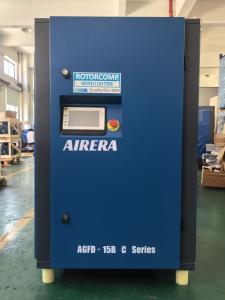 China Shanghai Rotorcomp AGFD-15B C Industrial Air Cooling Screw Air Compressor factory