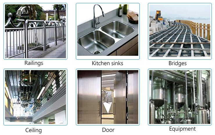 Custom AISI BA 2B NO.4 NO.8 HL cold rolled stainless steel 410 sheet