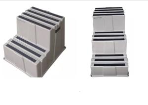 China Plastic HDPE Three Padded Step Stool For Office Factory factory