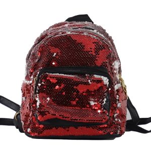 Sublimation Custom Photo Glitter Sequin Backpack Trendy Travel Sparkly Backpack