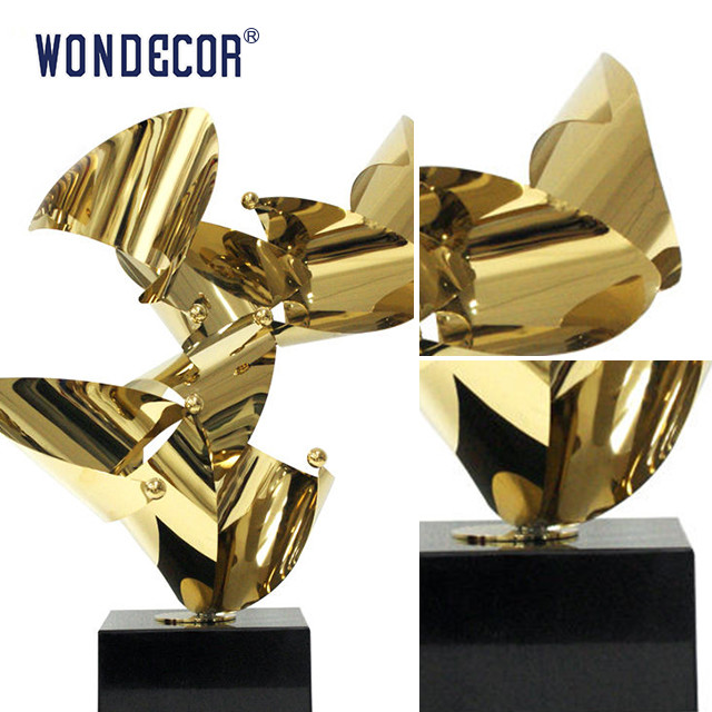 Modern Home Decoration Metal Abstract Stainless Steel Sculpture