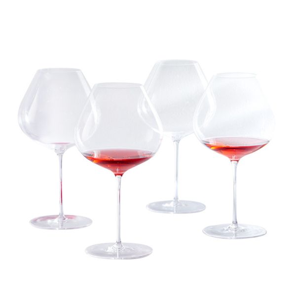 970ml Custom Logo Lead-Free Crystal Clear Bordeaux Wedding Goblets Stylish & Durable Wine Glasses