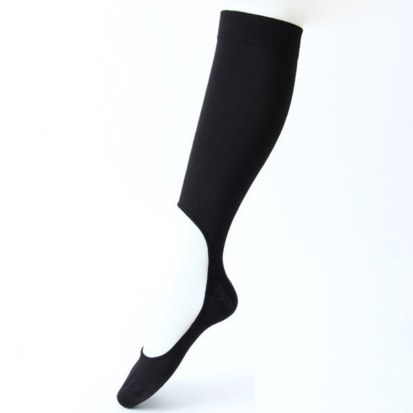 Y-Z Women's Custom Office Nylon Stockings High Trample Feet Silk Woven Technics Ladies' Daily Use with Logo on Cuff