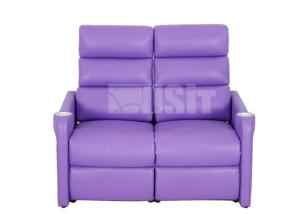 China Durable Wood Frame Electric Recliner Lounge , Powered Recliner Chair With Cupholders factory