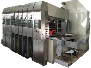China Four Colors Flexo Printer Slotter Die Cutter Machine 1400*2800mm factory