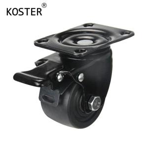 China Industry Duty Black 2.5inch 3inch 600kg Castor for Smooth Operation and Long Lifespan factory