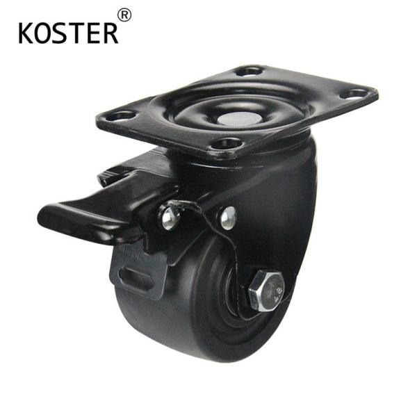 Industry Duty Black 2.5inch 3inch 600kg Castor for Smooth Operation and Long