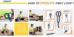 PEMF LOOP Easy Home Use Body Pain Relief Shoulders Pain Remova Magnetic Therapy