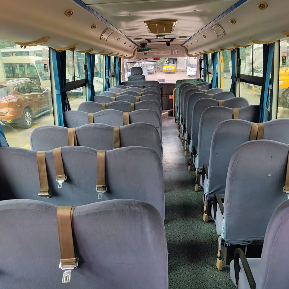 6-8L Engine Capacity LHD Yellow Second-hand School Bus