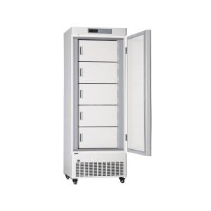 China -40 Degrees 328L steel Upright Medical Deep Freezer with steel shelves for vaccine storage factory