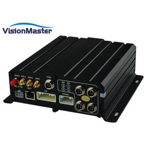8CH Mobile DVR SD Card Video Recorder , 1080P CCTV DVR With Cloud RS485 Alarm