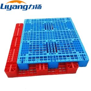 China Disposable Package HDPE Pallets One Way Plastic Pallet Blue ISO9001 on sale