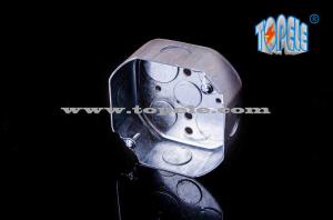 China TOPELE 54151 / 54161 / 54171 Galvanized Steel Box Octagonal Outlet Box Electrical Conduit Box factory