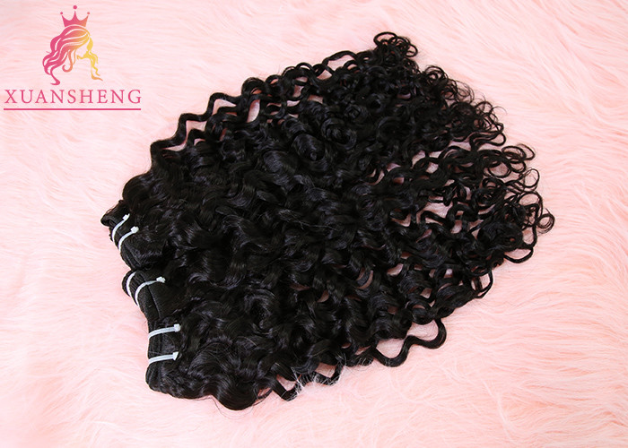 Italian Virgin Human Hair , Italian Curly Bundles 100g Weight Customized