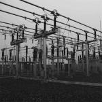 750KV Hot Dip Galvanized Substation Steel Frame Structure Overlap / Flange