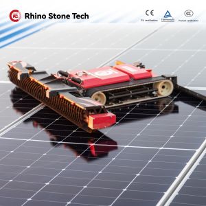 Wireless Control System Electric Photovoltaic Cleaning Robot with Remote Control Solar Panel Cleaning Equipment