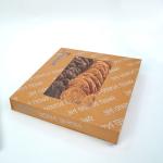 Outdoor Kitchen Kraft Paper Plate Camping Picnic Snack Box With Self Erecting