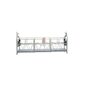 China Light weight safety ZLP630 aluminium construction gondola for maintenance factory
