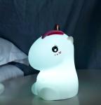 1200mA Bedroom LED Night Light , Silicone DC5V Unicorn Room Light